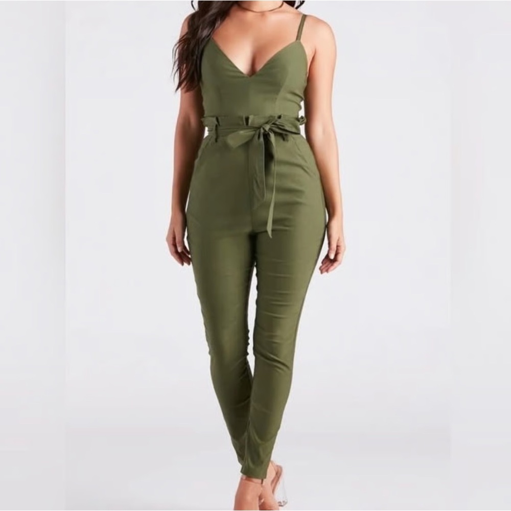 Windsor Olive Green Jumpsuit